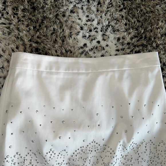 ARMANI EXCHANGE WHITE SPARKLE ✨ SKIRTS ✨ - Picture 6 of 8